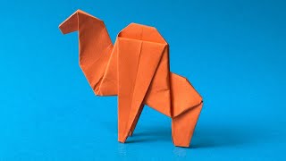 Chameau origami  Comment faire un chameau en papier  Animaux en origami [upl. by Eiramassenav]