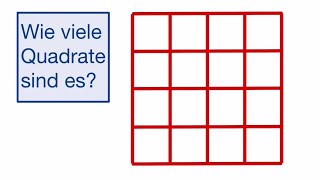 Wie viele Quadrate sind es [upl. by Asfah432]