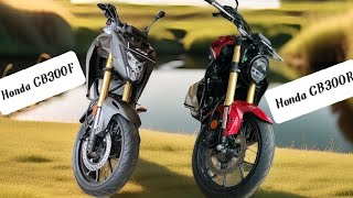 Honda CB300R VS Honda CB300F  Comparison video  300cc Machine honda cb300r cb300f bigwing ev [upl. by Neleb]