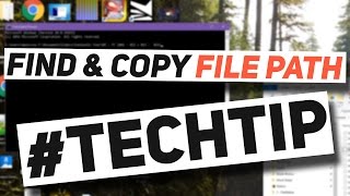 Easily find amp copy any files path from Windows Explorer  TechTip Windows 10 Tip [upl. by Yenalem]