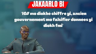 Cheikh Bamba FALL quotIGF mo diokhé chiffre yi ancien gouvernement mo falsifier données yi diokh fmiquot [upl. by Hewart]