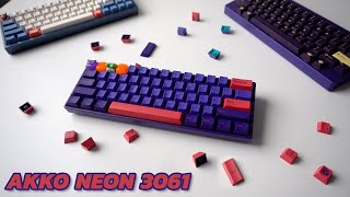 Epomaker Akko Neon 3061 Review This Keyboard is a VIBE Gateron Orange Switches [upl. by Ynneb646]