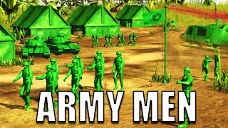 ARMY MEN Game Plastic Green Army Men Battle Simulator Army Men RTS Gameplay  TBT Ep 1 [upl. by Gnoz528]