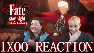 Fate Stay Night Unlimited Blade Works 1X00 PROLOGUE reaction [upl. by Savinirs]