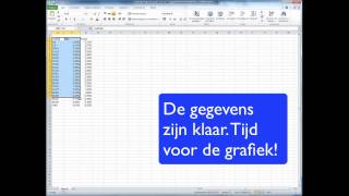 Bevolkingsdiagram maken in Excel 2010 [upl. by Enylodnewg820]