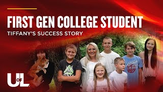 First Generation College Student Tiffany Rapier Success Story [upl. by Bennir]