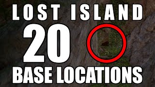 ARK Lost Island  20 Base locations rat holes hidden areas caves alpha spots and more [upl. by Aitnwahs446]