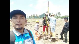 Soil test by DCPT Sondir di Twin Peaks Project Serangan Lombok NTB [upl. by Airitak]