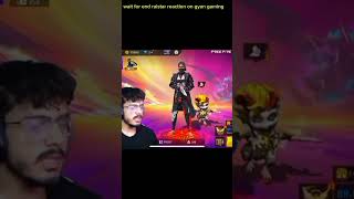 Finally😁 raistar reaction on gyan gaming🥺shortsyoutubeshortsfreefireshortsshortsfeed [upl. by Wieche]