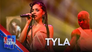 “ART”  Tyla LIVE on The Late Show [upl. by Powell]