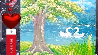 Easy Landscape Painting Tutorials  Scenery amp Nature Art for Beginners [upl. by Areis538]