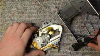 Laptop DVDRW disassembly take apart teardown tutorial [upl. by Yelik863]