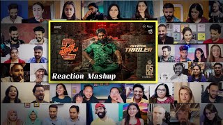 Pushpa 2 The Rule Trailer🔥🔥  Reaction Mash up  Allu Arjun  Rashmika Mandanna  DSP [upl. by Oriane]