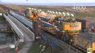 Stobart Rail  Calder Viaduct  Time Lapse [upl. by Ycnalc]