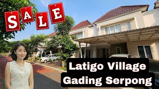 SOLD Rumah siap huni dijual murah di Gading Serpong Cluster Latigo Village [upl. by Aerdnwahs]