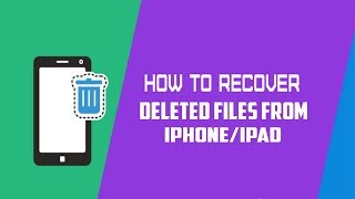 How To Recover Deleted Files From iPhoneIpadiPod Touch [upl. by Einnoc]