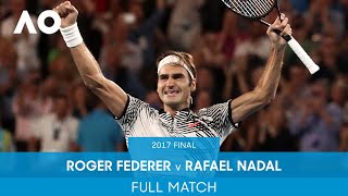 Roger Federer v Rafael Nadal Full Match  Australian Open 2017 Final [upl. by Damita]