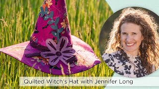 How to Make a Quilted Witch Hat  Free Project Tutorial [upl. by Deana]