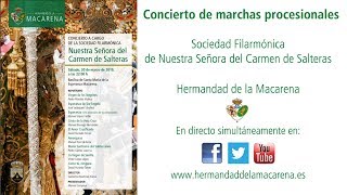 Concierto a cargo de la Sociedad Filarmónica de Nuestra Señora del Carmen de Salteras [upl. by Jaddan]