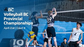 2024 Volleyball BC Provincial Championships  April 21  Court 8 [upl. by Gunas]