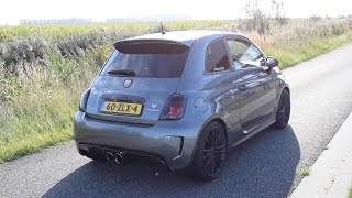 240HP Fiat 500 Abarth 595 competizione W Capristo exhaust Pocket rocket [upl. by Eelirol]