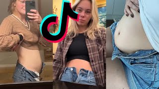 Foodbaby Bloated Unbuttoned Part 8 TikTok Compilation [upl. by Retlaw811]