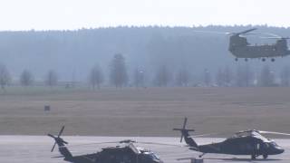 Routine Training Day at the Katterbach Army Airfield [upl. by Ettenaj]