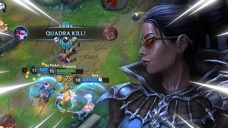 WILD RIFT VAYNE ONE ITEM QUADRAKILL  PRO BUILDS [upl. by Schlessel]