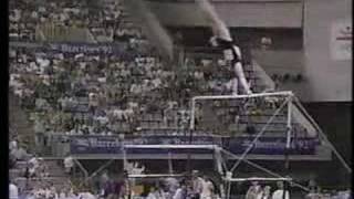 Tatiana Lysenko  1992 Olympics AA  Uneven Bars [upl. by Oinotla]