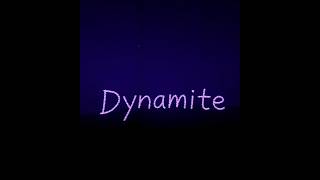 Dynamite by BTS dynamite bts lyrics shorts feed [upl. by Mellette649]