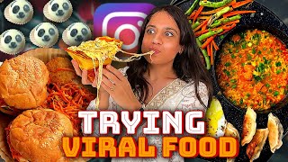 I Only Ate Viral ReelShorts Food For 24 Hours Of Different Countries 🇮🇳🇰🇷🇮🇹 sosaute viralfood [upl. by Eelydnarb489]