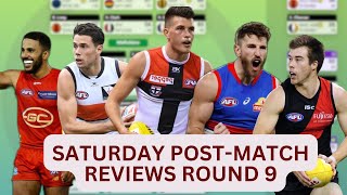 Saturday PostMatch Reviews  Round 9  AFL Supercoach 2024 [upl. by Lamak]