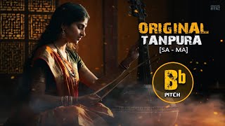 TANPURA IN Bb  SA  MA  KALI 5  TANPURA FOR PRACTICE  VOICE TRAINING  Complete Riyaz [upl. by Ferguson]