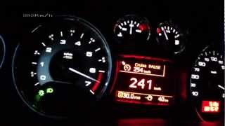 Peugeot RCZ 2013 16 THP 200  acceleration 0235 kmh [upl. by Aesoh498]