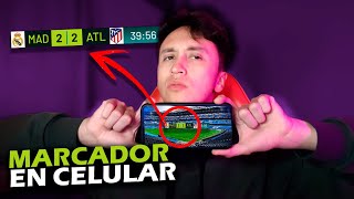 ⚽ COMO PONER MARCADOR DE FUTBOL EN CELULAR TRANSMITE DESDE TU CELULAR [upl. by Tim]