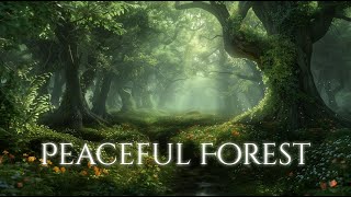 Peaceful Forest Ambience and Music  peaceful fantasy music and sounds of a forest in spring [upl. by Anoik]