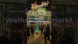 Weihnachtsmarkt Hamburg Rathaus  German Christmas Market [upl. by Ilohcin411]