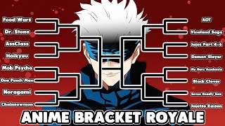 What is The Best Modern Shounen Anime  EPIC BRACKET ROYALE [upl. by Anaderol]