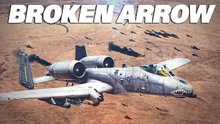 Broken Arrow  A10C Warthog Close Air Support  Digital Combat Simulator  DCS [upl. by Nodnal728]