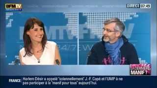 Interview de Tugdual Derville avant la Manif Pour Tous 260513 BFM TV [upl. by Martha622]