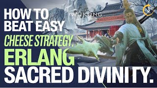 HOW TO DEFEAT Erlang Sacred Divinity Under 3 Minute EASIEST METHOD  Black Myth Wukong [upl. by Ddot]