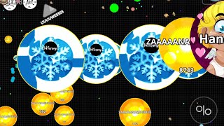 LIVESTREAM DESTRUCTION 😡 AGARIO MOBILE IPAD [upl. by Hands]