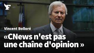 Laudition de Vincent Bolloré à lAssemblée nationale [upl. by Nimesay]