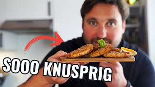 Knuspriges VEGGIESCHNITZEL in nur 10 Minuten [upl. by Llertac716]