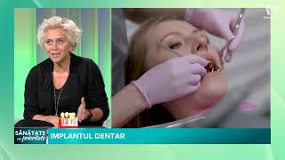 Implant sau punte dentara  Dr Anca Vereanu  Sanatate cu prioritate [upl. by Feirahs]