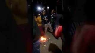 Lohri celebration and dance on dhol 2017 [upl. by Tychonn]