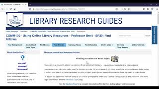 Introduction to Research Guide Comm100 Breit [upl. by Woll696]