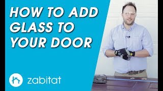 How to Add Door Glass to Your Door  Door Glass Installation Guide [upl. by Annorah]