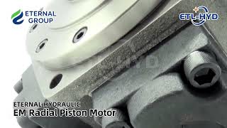 Hydraulic MotorEM Radial Piston Motor [upl. by Ardel]