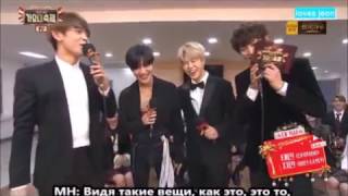 RUS SUB 161229 Gayo Daechukje KBS Song Festival 2MIN Taemin JiminBTSSHINee Interview [upl. by Hallock396]